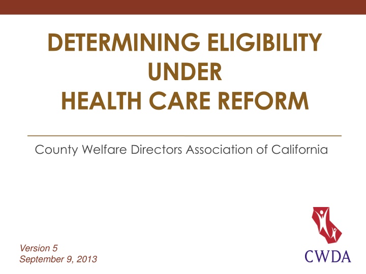 determining eligibility under health care reform