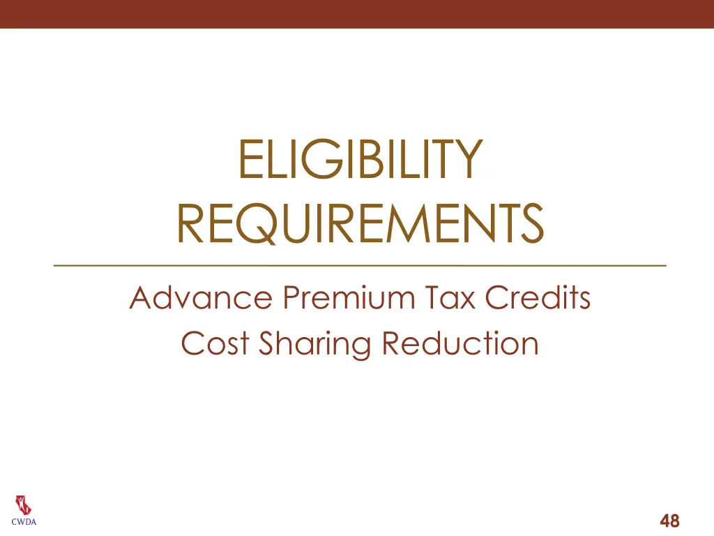 eligibility requirements 6