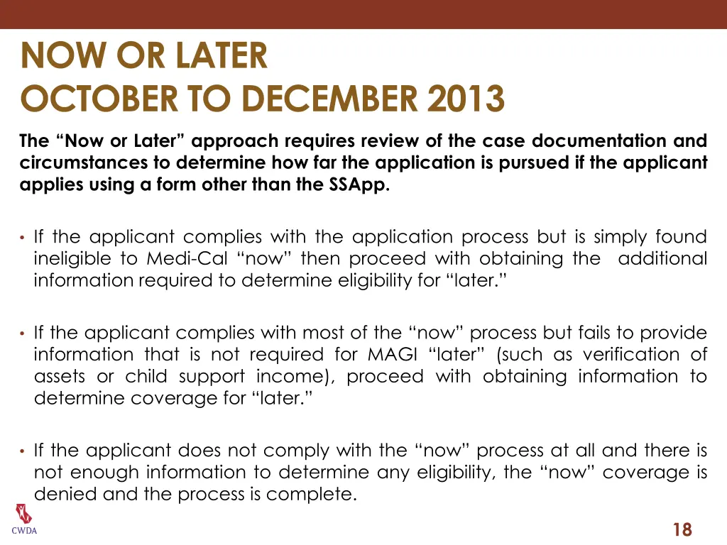 now or later october to december 2013 1