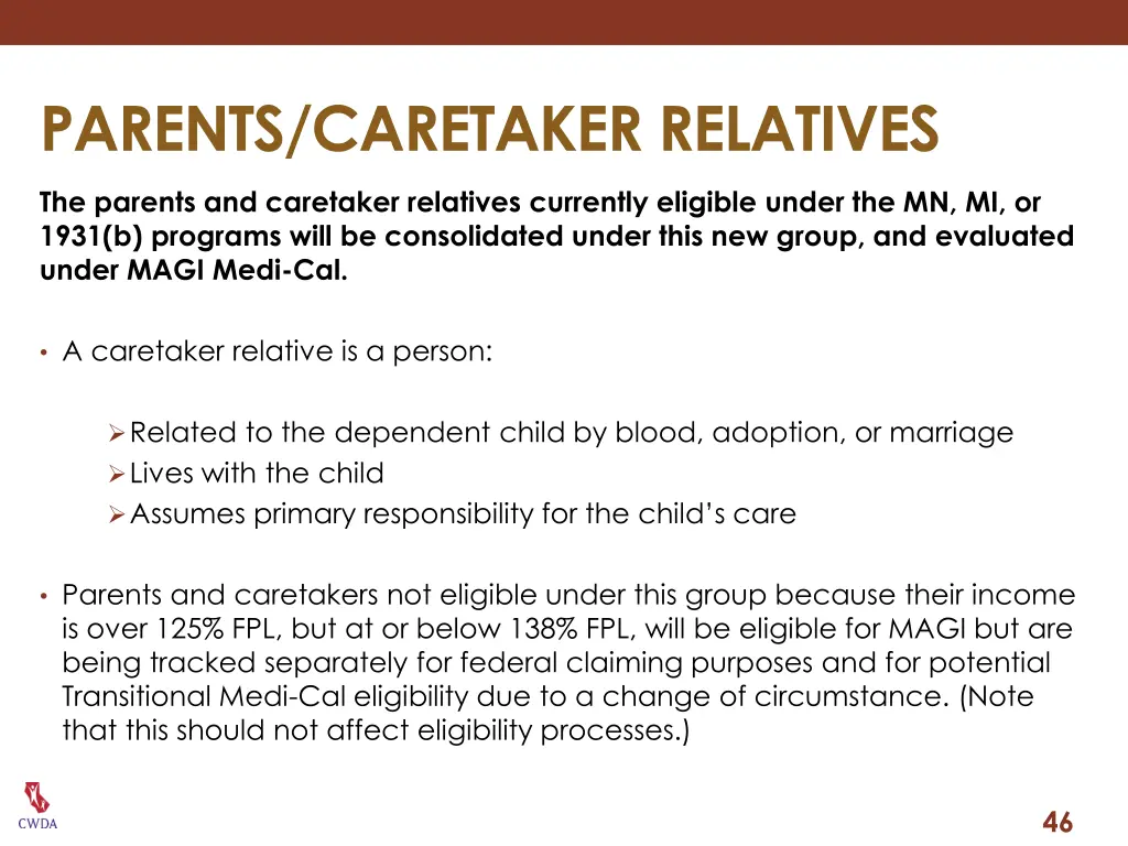 parents caretaker relatives
