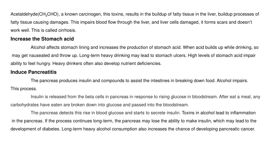 acetaldehyde ch 3 cho a known carcinogen this