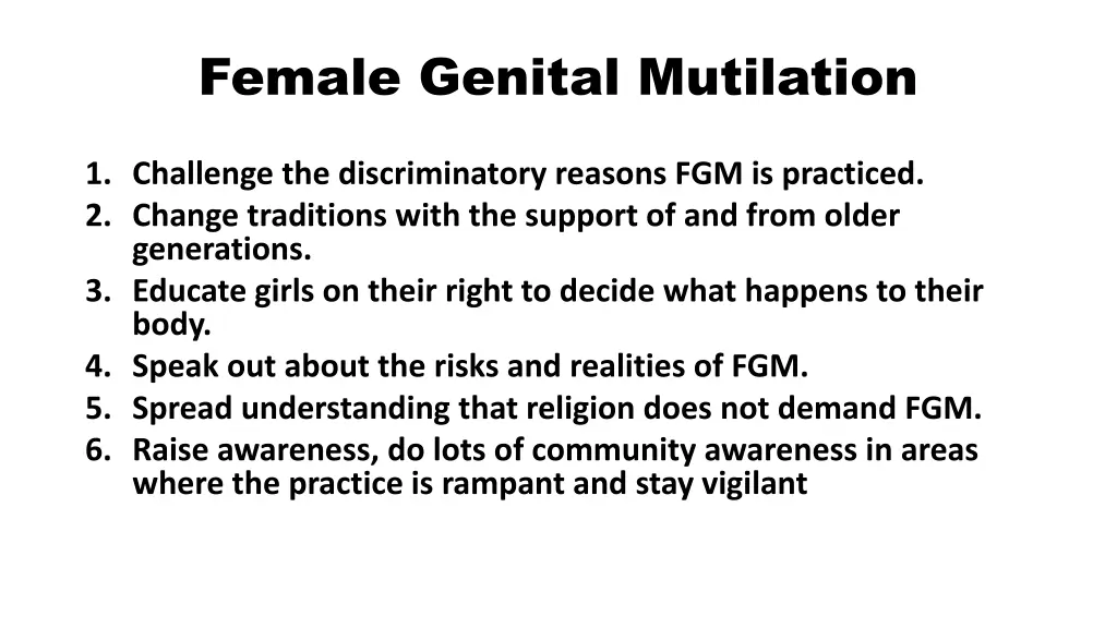 female genital mutilation 1
