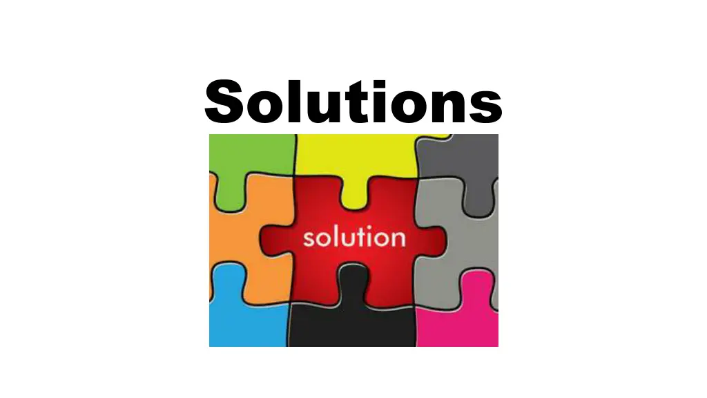 solutions