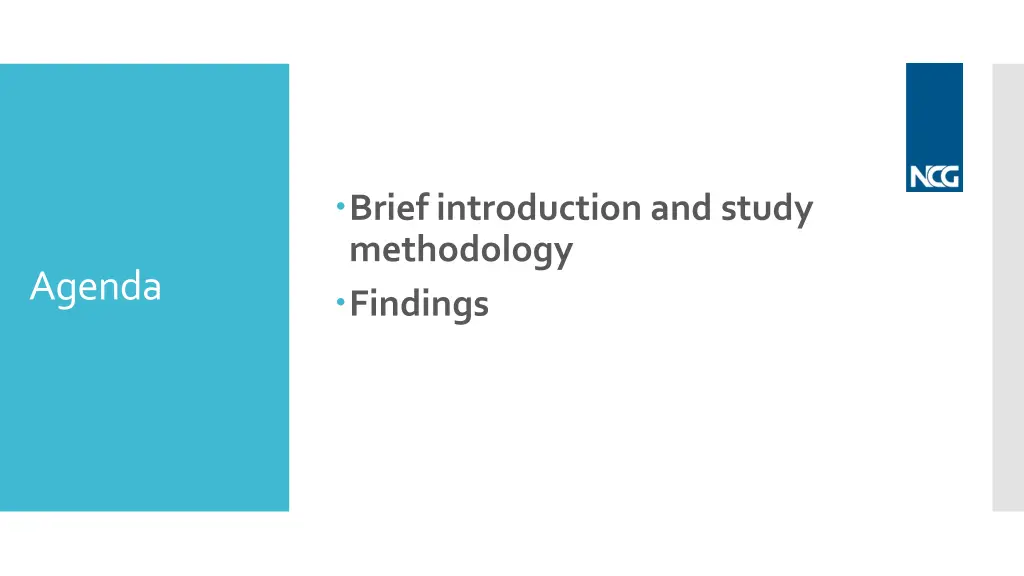 brief introduction and study methodology findings