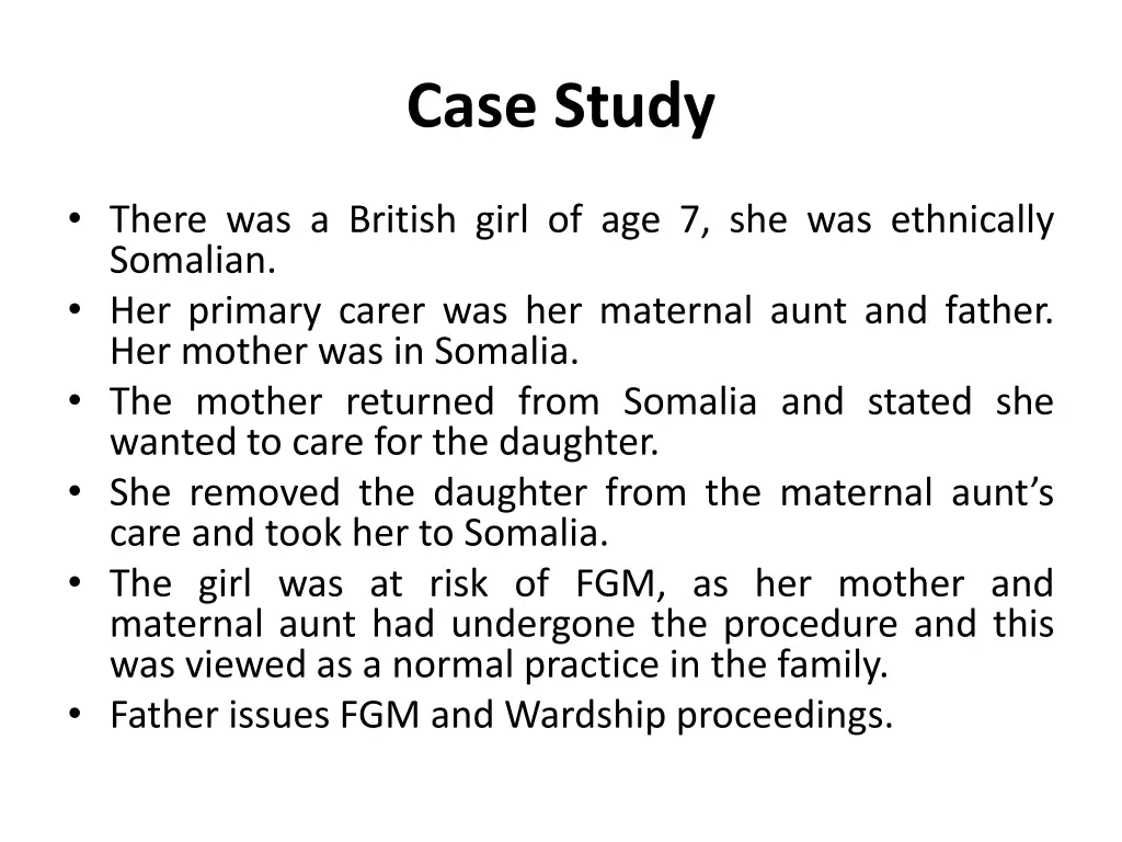 case study