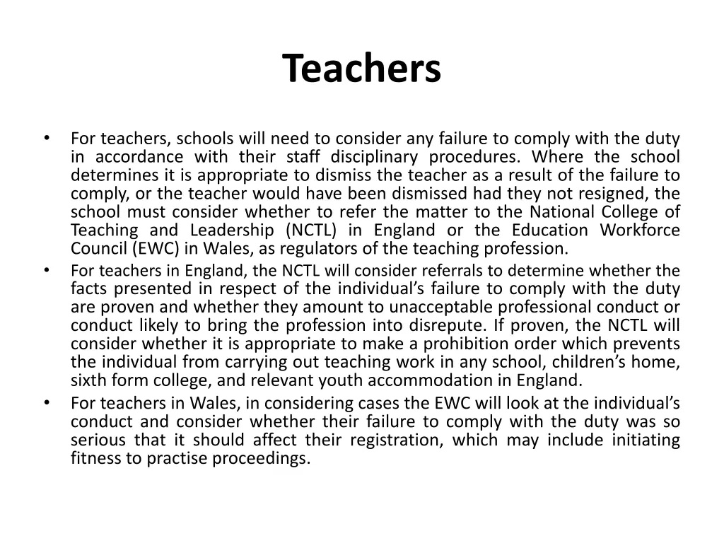 teachers