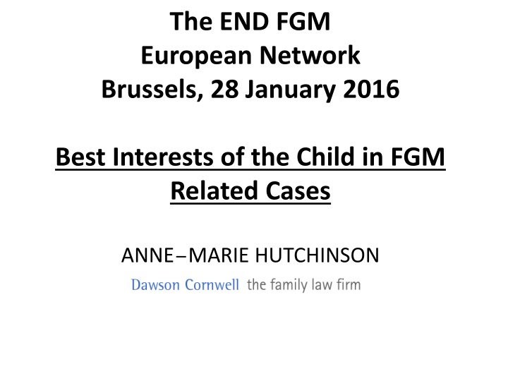 the end fgm european network brussels 28 january