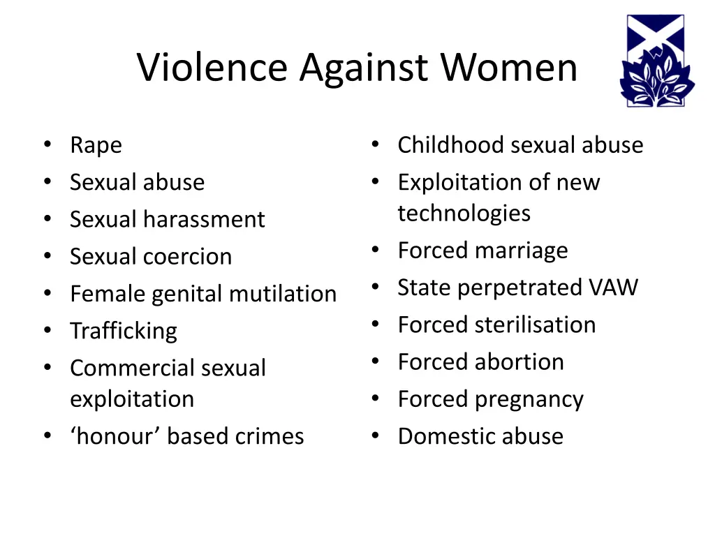 violence against women 1