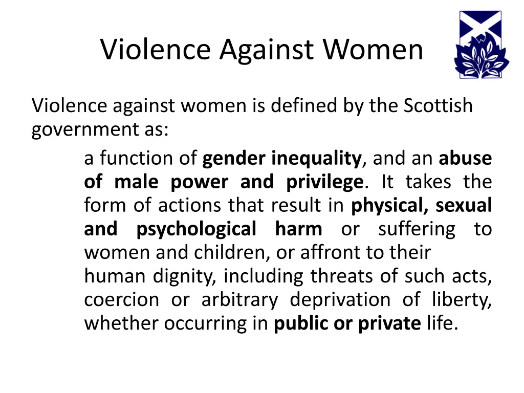 violence against women