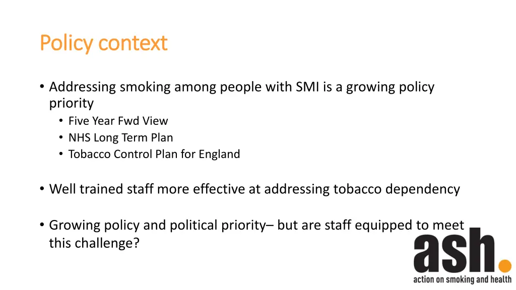 policy context policy context