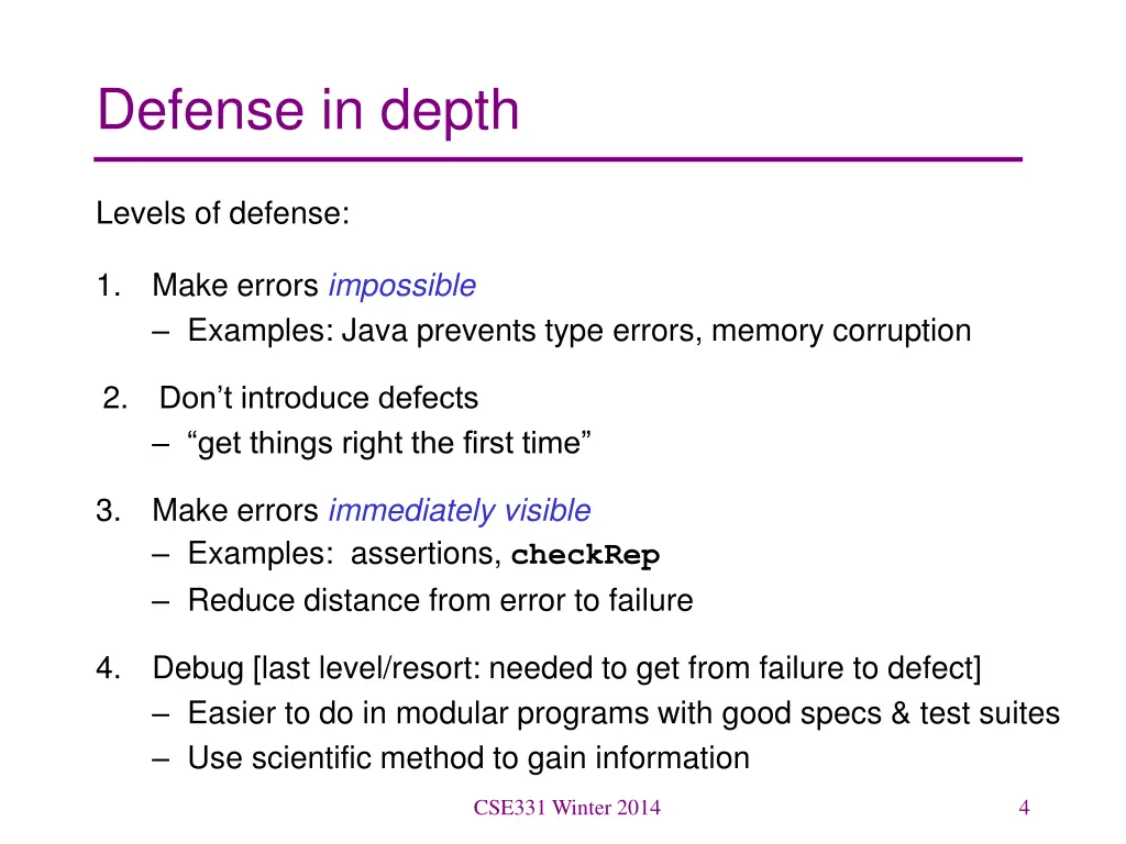 defense in depth