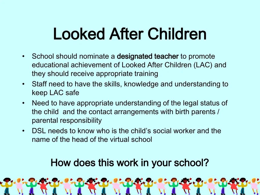 looked after children looked after children