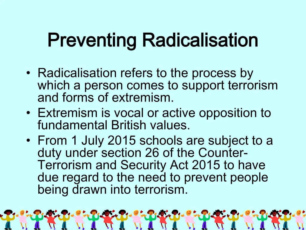 preventing radicalisation preventing