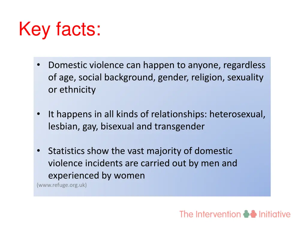 key facts