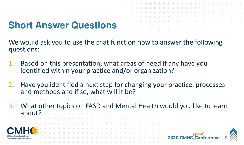 short answer questions
