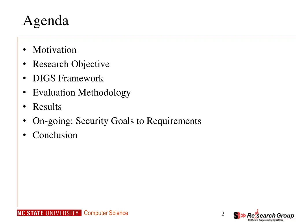 agenda