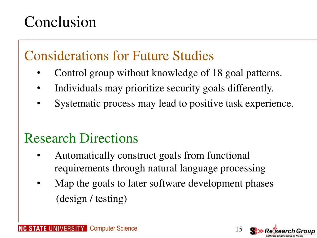 conclusion
