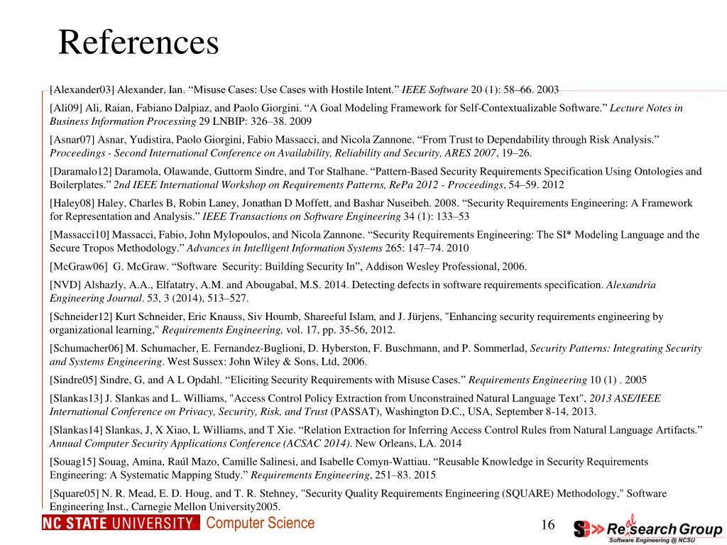 references