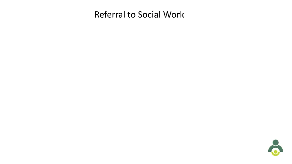 referral to social work