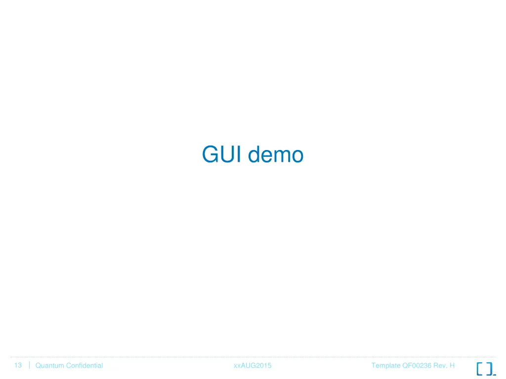 gui demo