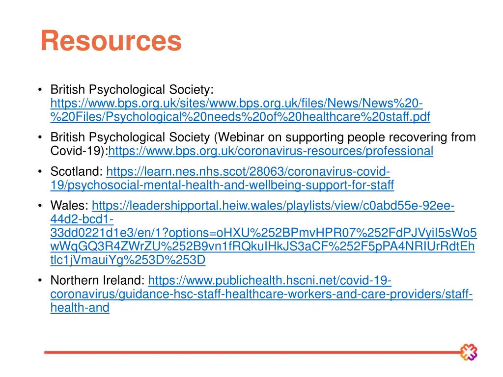 resources