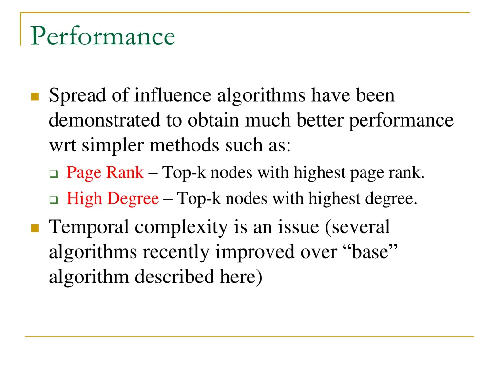 performance