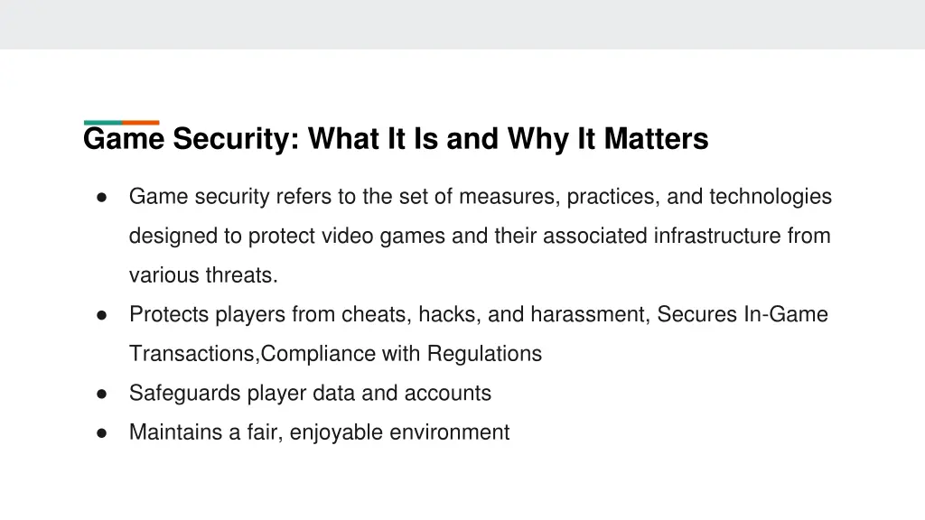 game security what it is and why it matters