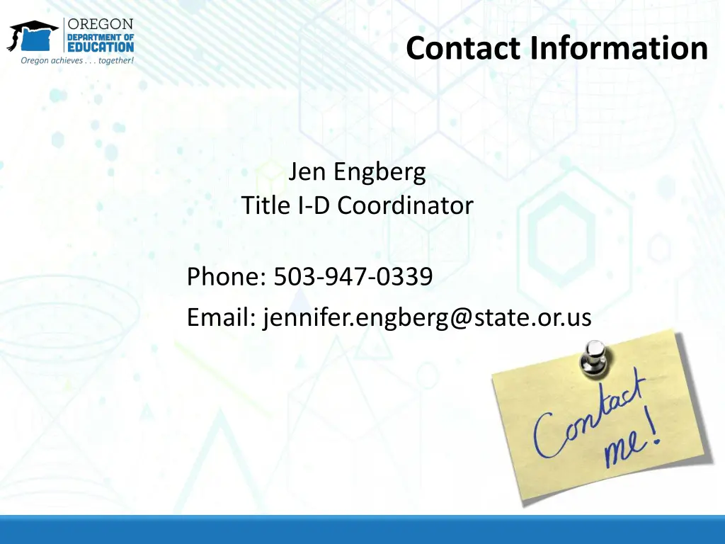 contact information