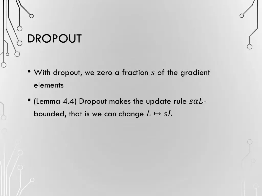 dropout