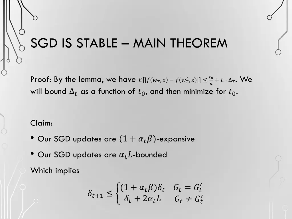 sgd is stable main theorem 1