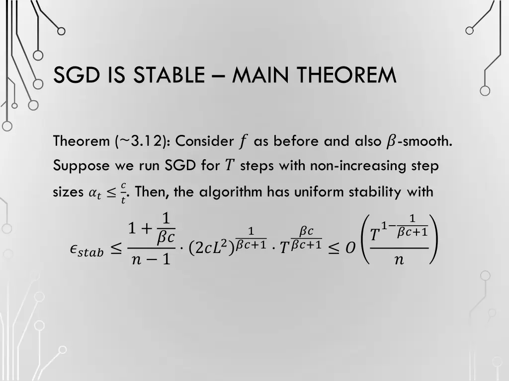 sgd is stable main theorem
