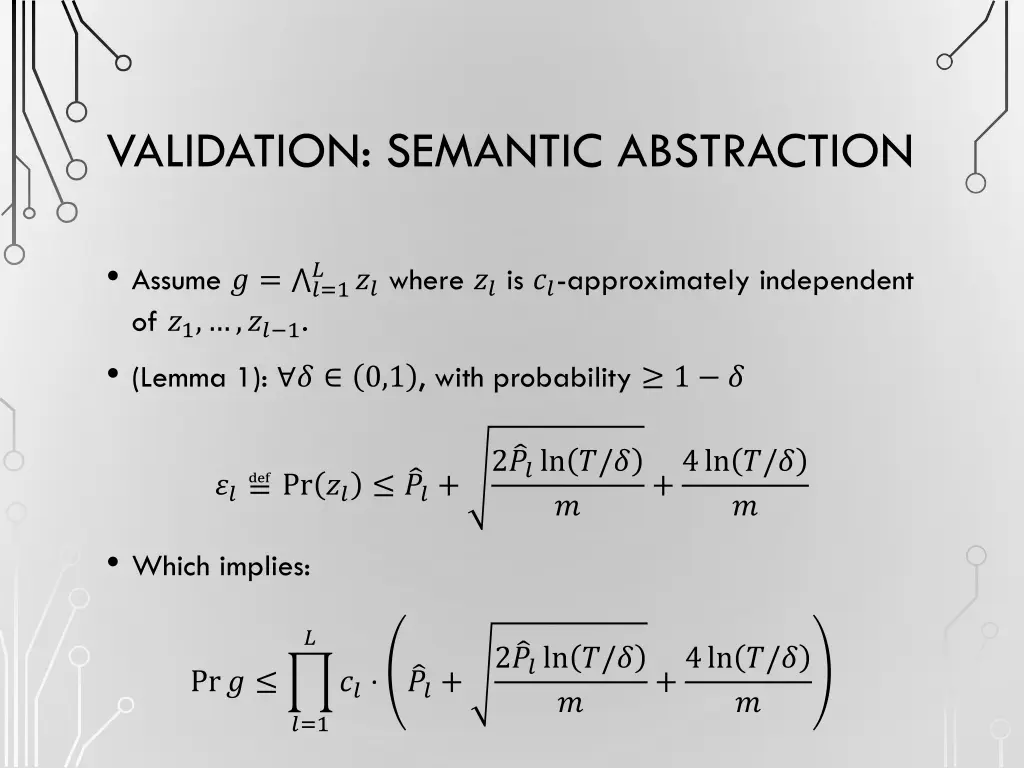 validation semantic abstraction 1