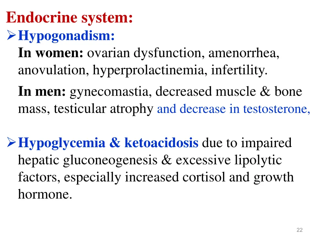 endocrine system hypogonadism in women ovarian