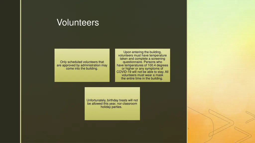 volunteers