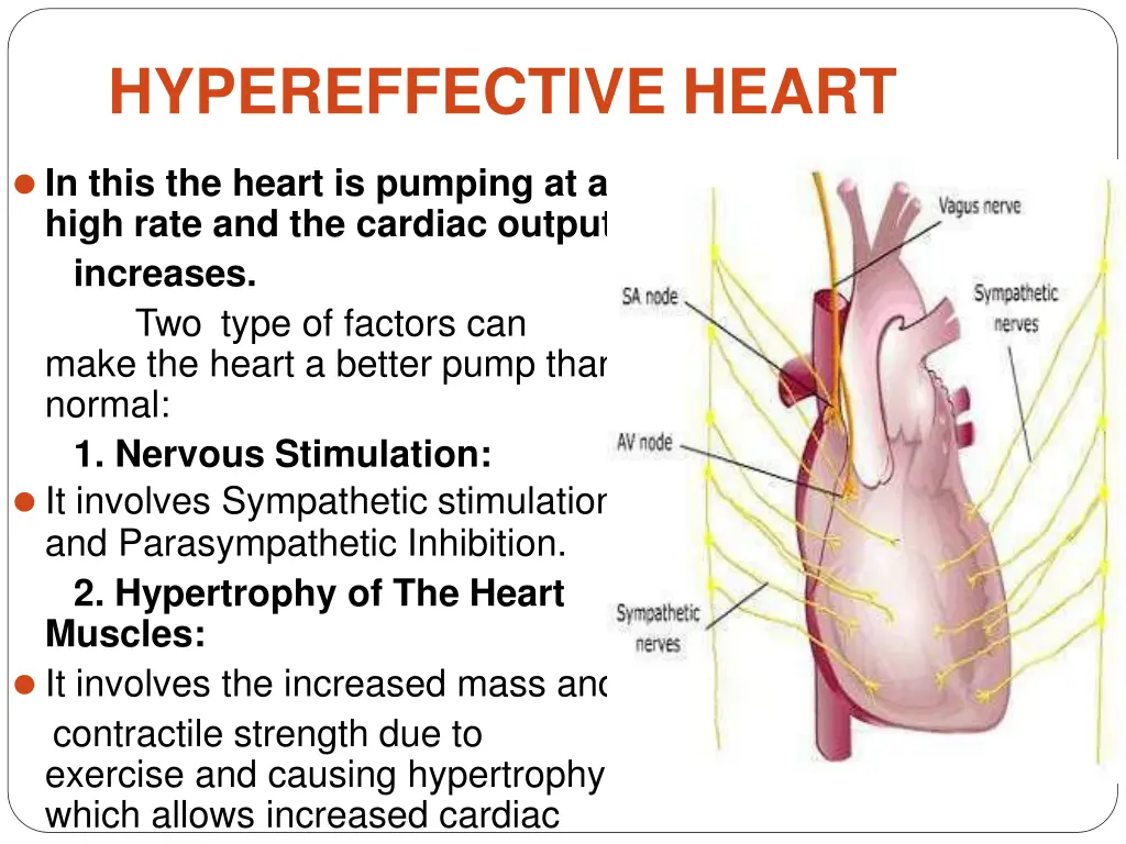 hypereffective heart