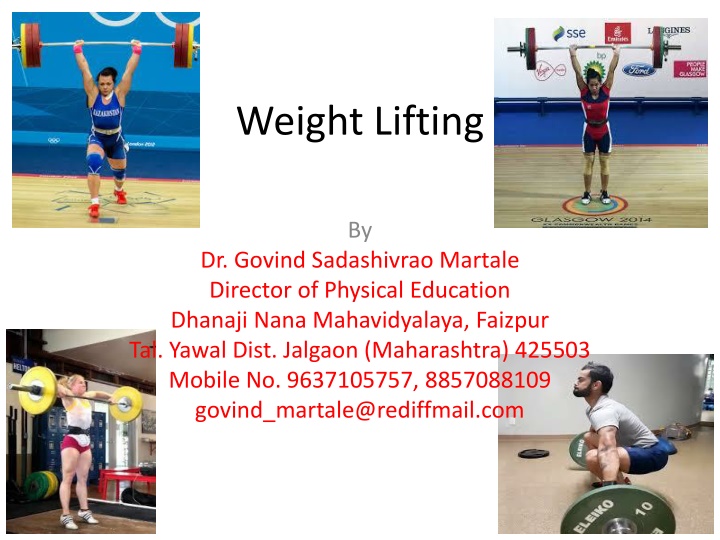 weight lifting