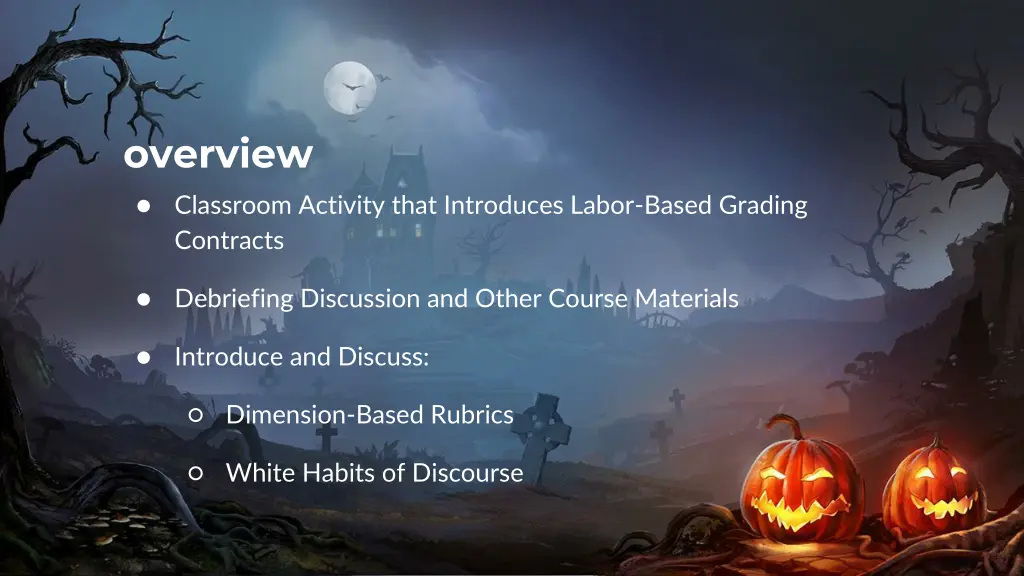overview classroom activity that introduces labor