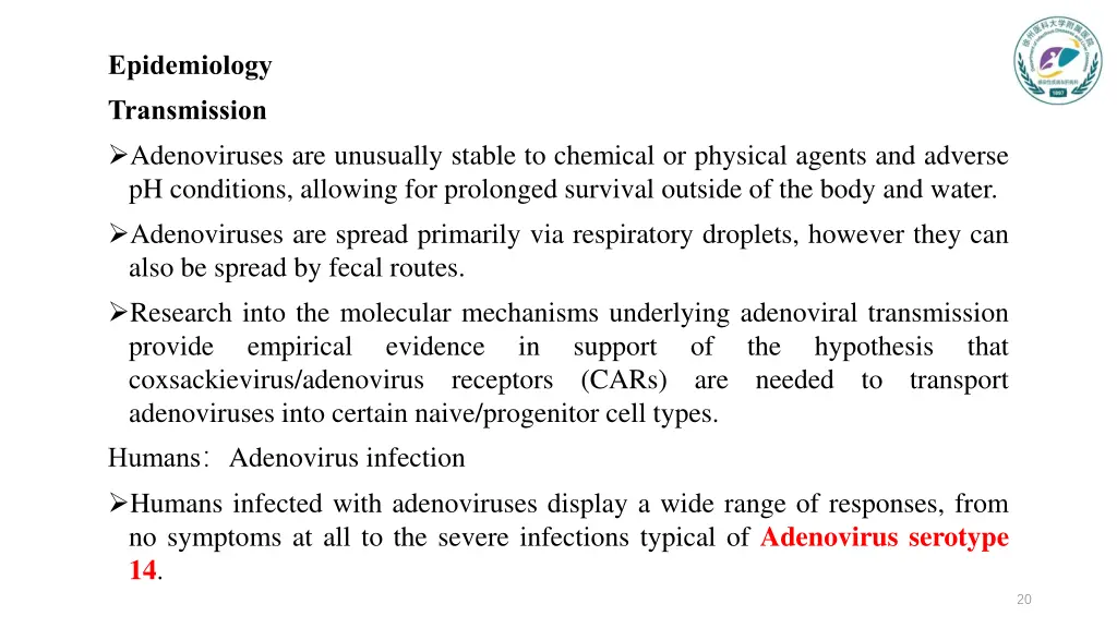 epidemiology