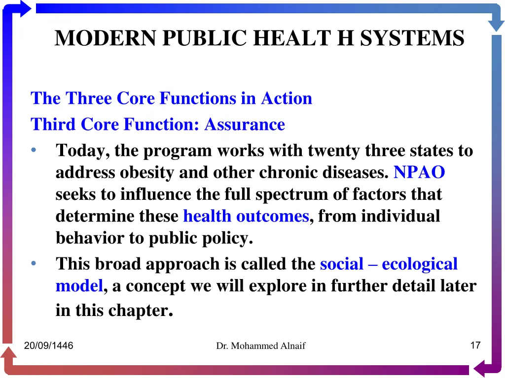 modern public healt h systems 14