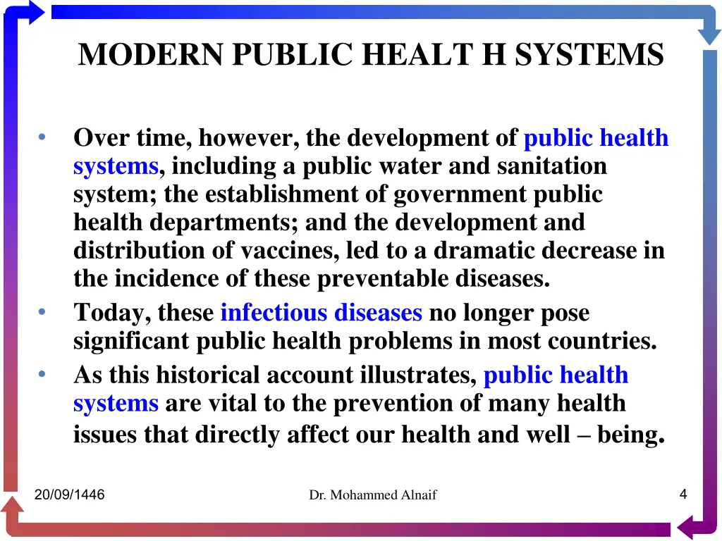 modern public healt h systems 2