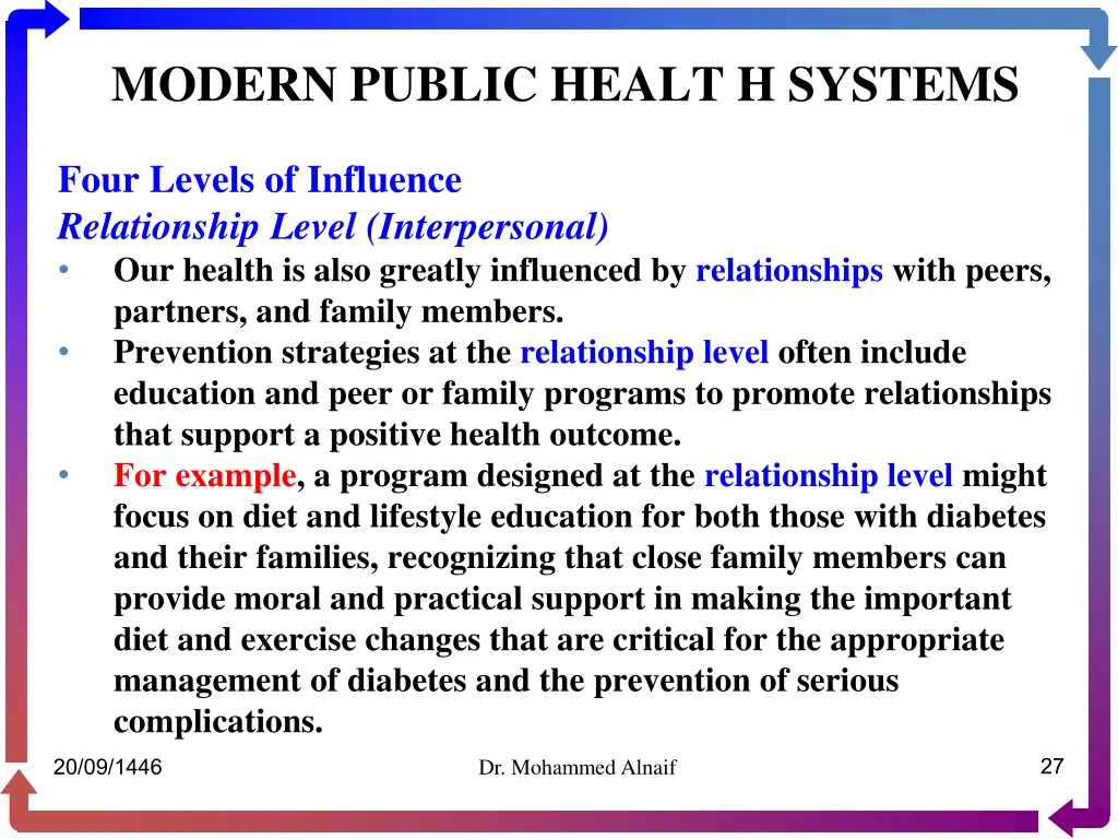 modern public healt h systems 23