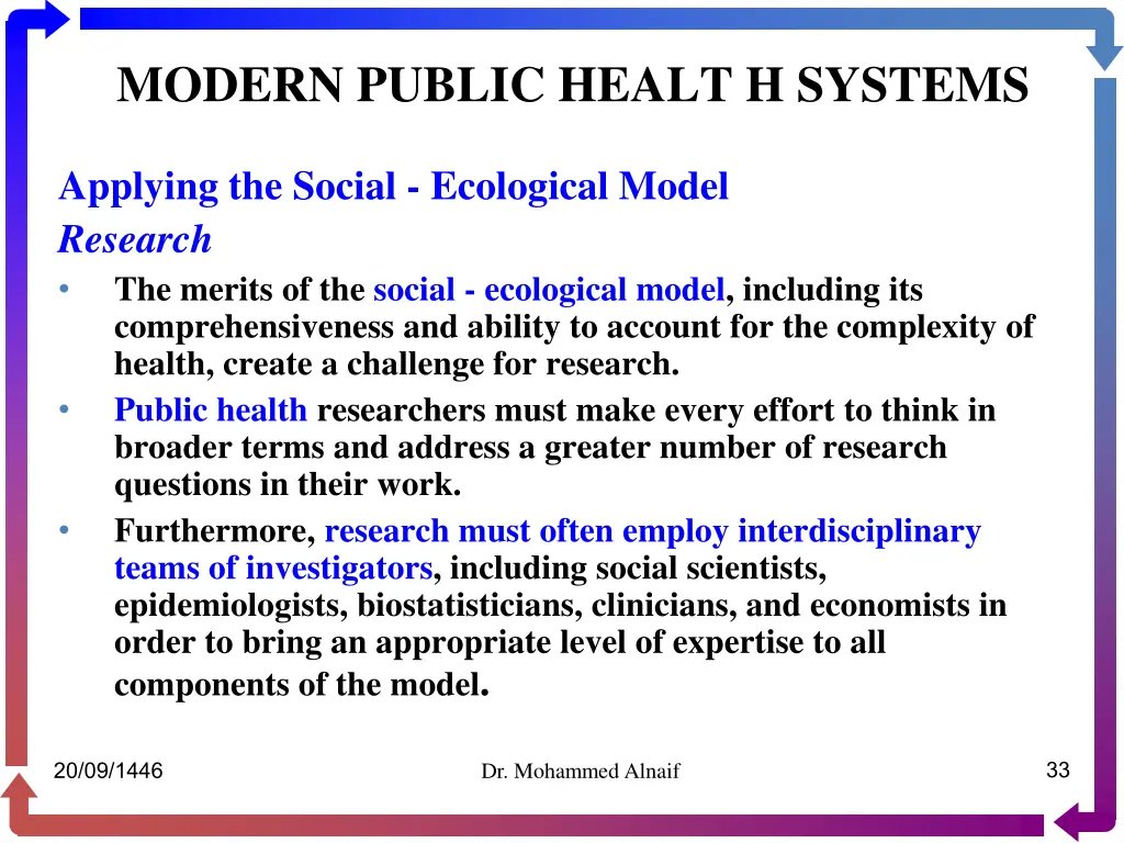modern public healt h systems 29