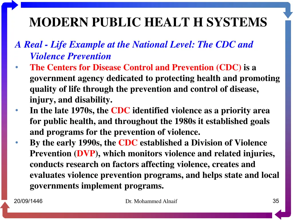 modern public healt h systems 31