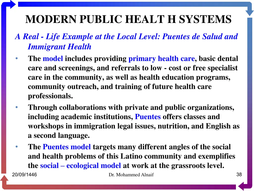 modern public healt h systems 34