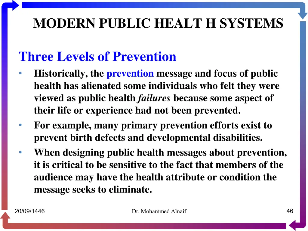 modern public healt h systems 41