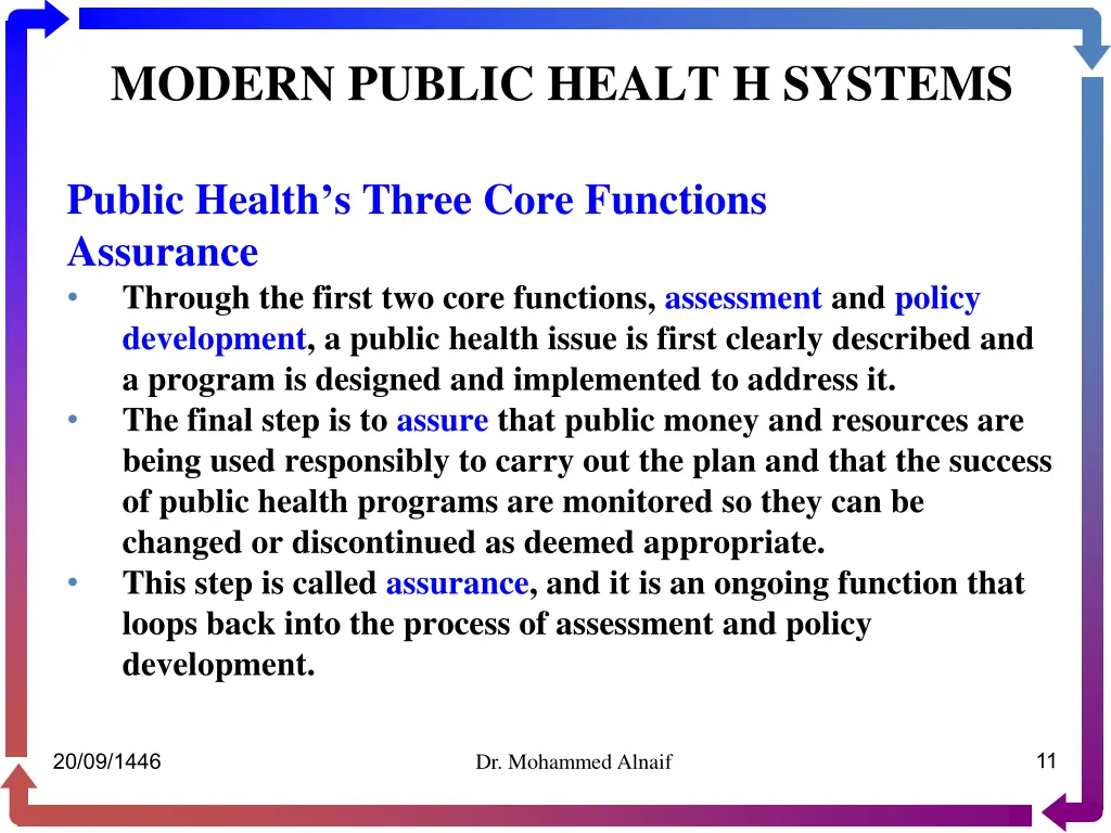 modern public healt h systems 9