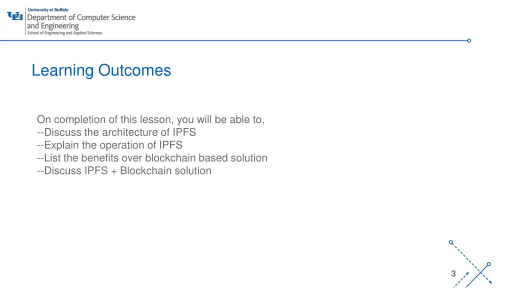 learning outcomes