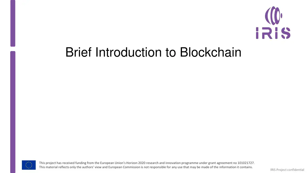brief introduction to blockchain
