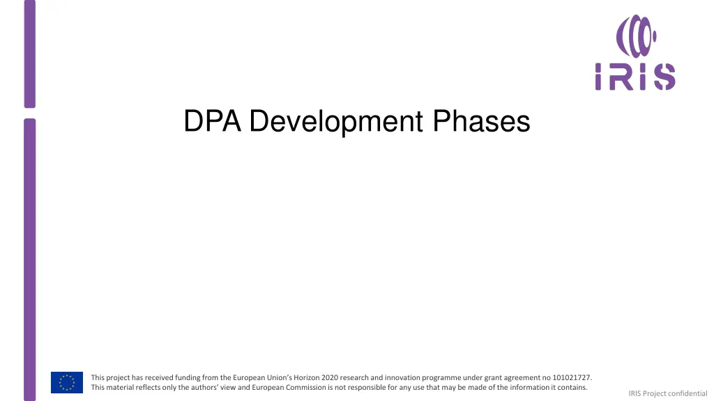 dpa development phases