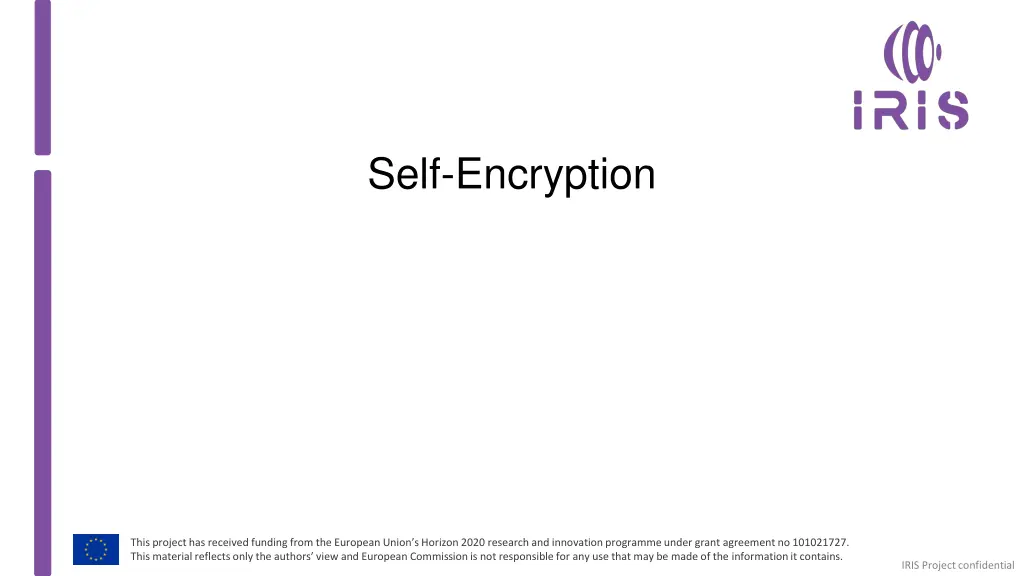 self encryption